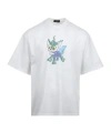 We11 Done Jeff Monster Drawing T-shirt In White