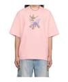 We11 Done Pink Jeff Monster Drawing T-shirt