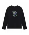 We11 Done T-shirt Mit Monster-print In Black