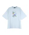 We11 Done Monster Drawing T-shirt In Blue