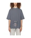 We11 Done Monster Graphic-print T-shirt In Gray