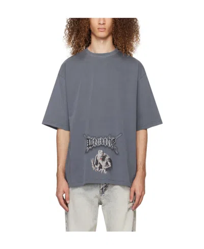 We11 Done Monster Graphic-print T-shirt In Gray