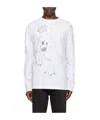 We11 Done Monster Long-sleeved T-shirt In White