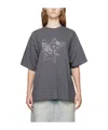 We11 Done Gray Monster T-shirt In Gray