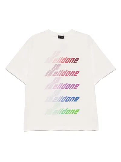 We11 Done Multi Logo T-shirt In White