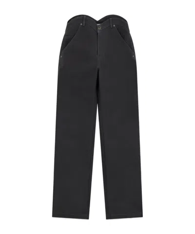 We11 Done Multi-pocket Jeans In Black