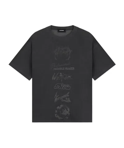 We11 Done Muti Logo T-shirt In Black