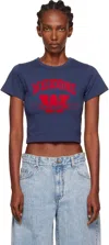 We11 Done Short-sleeved T-shirt In Blue