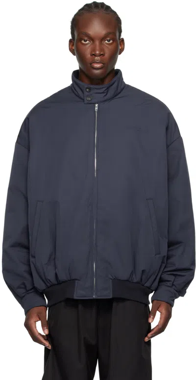 We11 Done Navy Harrington Jacket