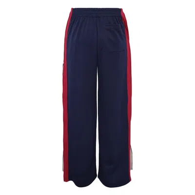 We11 Done Navy Womens Track Trousers In Blue
