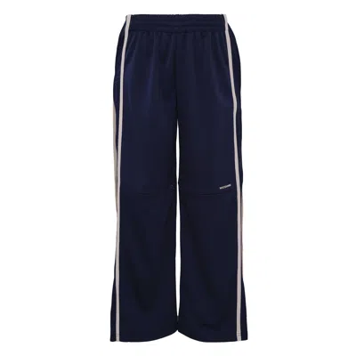 We11 Done Navy Womens Track Trousers In Blue