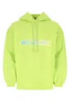 We11 Done We11done Sweatshirts In Neon Green