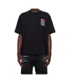 We11 Done Neon Logo Short Sleeved T-shirt In Black
