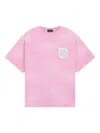 We11 Done Note-motif T-shirt In Pink
