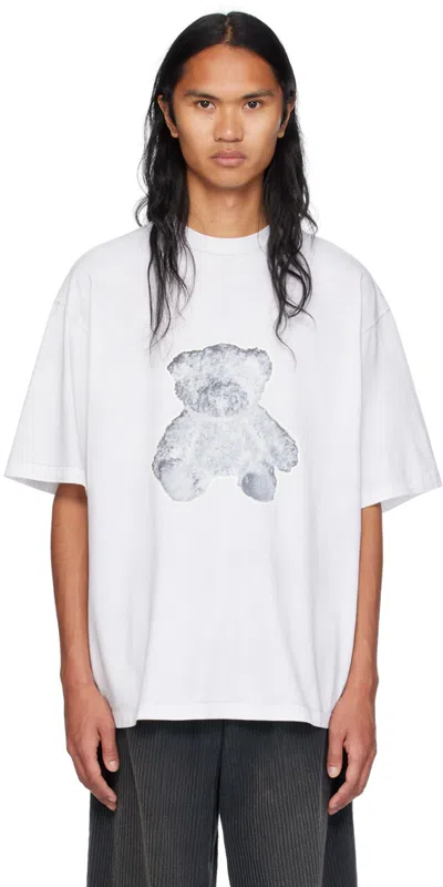 We11 Done Off-white Necklace Teddy T-shirt