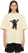 We11 Done Off-white Printed T-shirt In Ivory