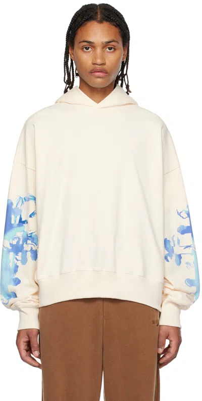 We11 Done Off-white Studded Hoodie