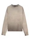 We11 Done Ombre Long-sleeve Top In Neutral