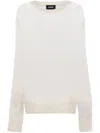 We11 Done Open-knit Drop-shoulder Jumper In Neutrals