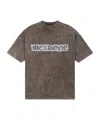We11 Done Open-necked Black Shirt In Brown