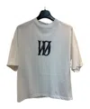 We11 Done Open-necked Black Shirt In Gray