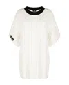 We11 Done Oversized Cable-knit Jumper In White