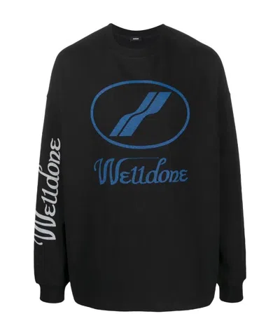 WE11 DONE OVERSIZED LOGO SWEATSHIRT
