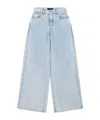 We11 Done Oversized Low-rise Denim Pants In Blue