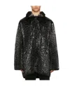 We11 Done Oversized Quilted Casual Jacket In Black
