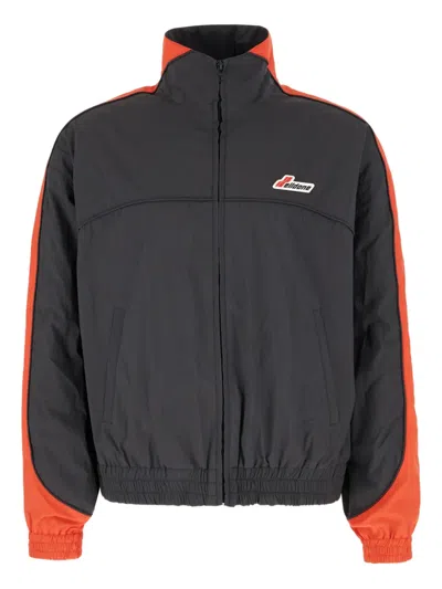 WE11 DONE PANELLED ZIP-UP BOMBER JACKET