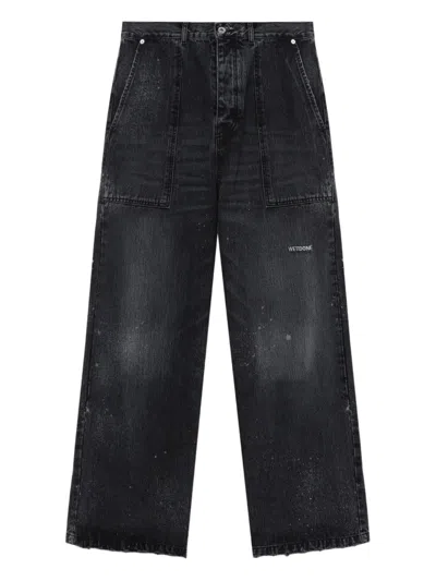 WE11 DONE PATCH POCKET JEANS