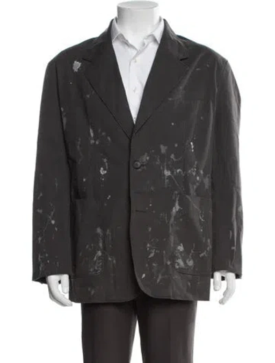 Pre-owned We11 Done Peacoat In Gray