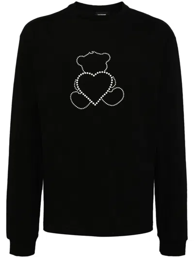We11 Done Pearl Bear T-shirt In Black