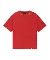 We11 Done Pierced T-shirt In Red