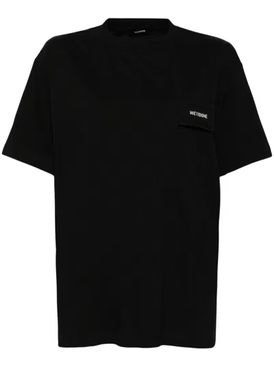 We11 Done Pillow Logo T-shirt In Black