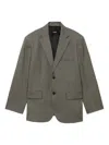 We11 Done Plaid Blazer In 中性色
