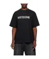 We11 Done Plain Jersey T-shirt In Black