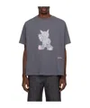 We11 Done Plain Knitted Short-sleeved T-shirt In Gray