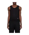 We11 Done Plain Knitted Vest In Black