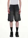 We11 Done Pocket-detail Shorts In Black