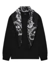 We11 Done Print-panel Cotton Sweatshirt In Multi