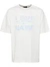 We11 Done Printed Short-sleeves T-shirt In White
