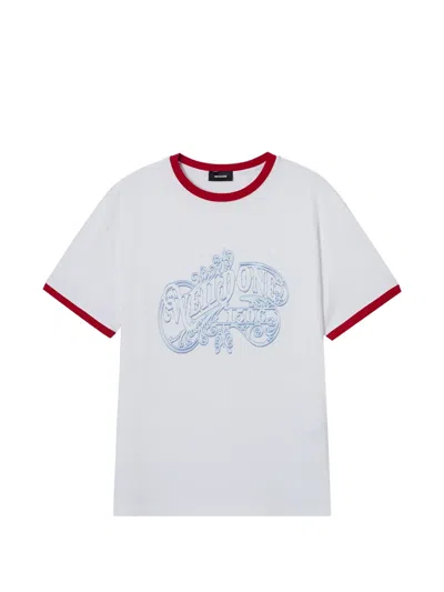 We11 Done Printed T-shirt In White