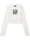 We11 Done Printed T-shirt In White
