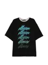 We11 Done Printed T-shirt In Black