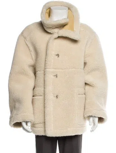 Pre-owned We11 Done Puffer Coat In Neutral