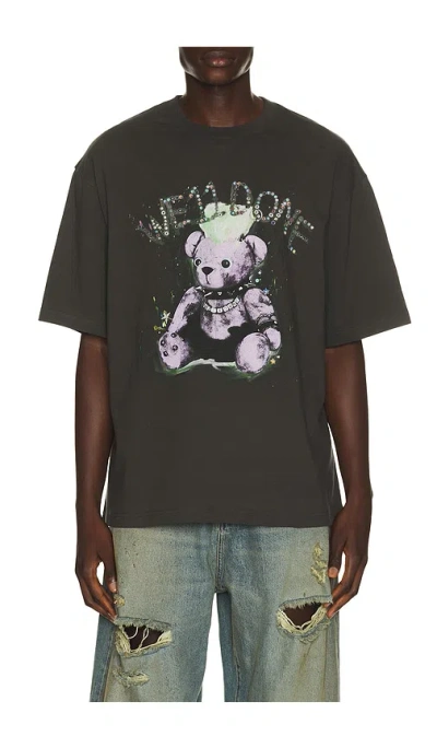 We11 Done Punk Teddy T-shirt In Gray