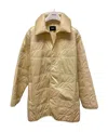 We11 Done Quilted Lapel Cotton Suit In Nude