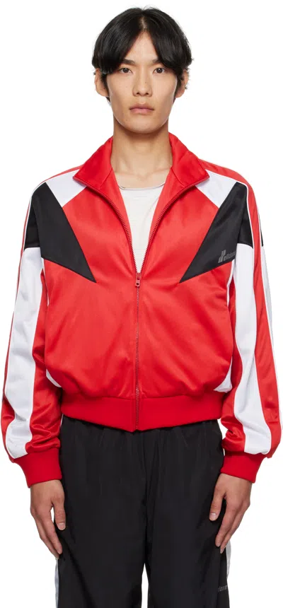 We11 Done Red 'se11done' Track Jacket