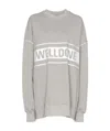 We11 Done Reflective-logo Sweatshirt In Gray